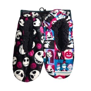 2 The Nightmare Before Christmas Fuzzy Babba Socks